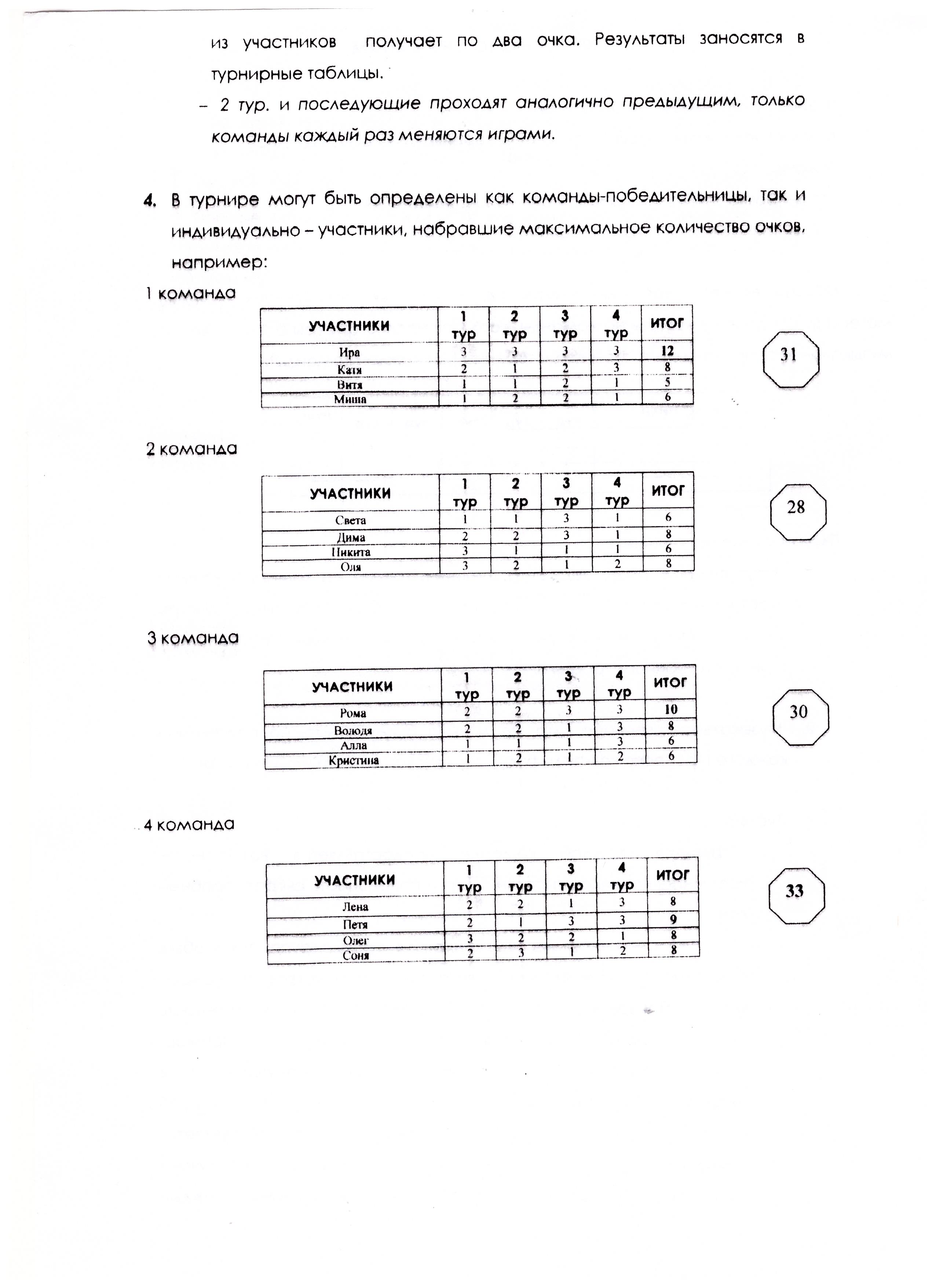 Турнир по настольным играм сценарий